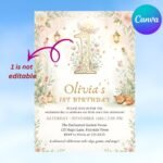 Enchanted Forest Invitation - Magical Birthday Party Invite