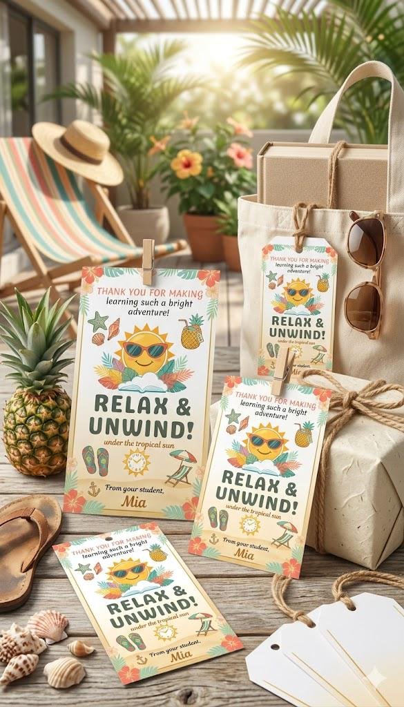 Teacher Appreciation Tags Editable Printable Gift Labels - Image 2