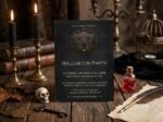 Halloween Party Invitation - Editable Canva Template