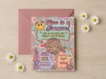 5th Birthday Invitation - Editable Kids Disco Party Invite