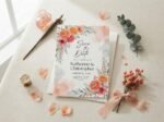 Floral Save the Date Invitation - Editable Canva Template