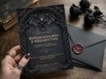 Halloween Birthday Invitation Digital Download Template