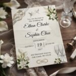 Wedding Invitation Template Editable Canva Download