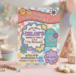 Kids Birthday Invitation Template - Editable & Printable