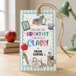 Teacher Appreciation Card - Editable Brightest Star Gift Tag