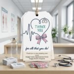 Nurse Thank You Card - Editable Canva Template Download