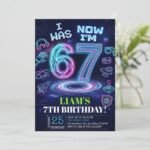 Six Seven Birthday Invitation - Trendy Meme Design
